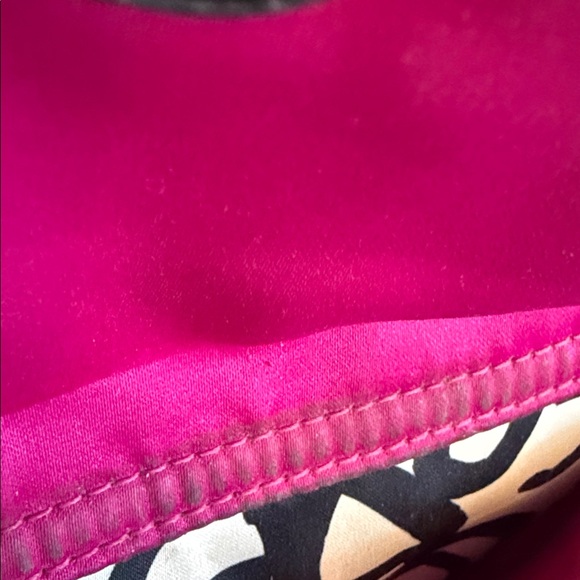 Coach black and tan/red accents, raspberry lining, 11 ny 10 adj  shld/crss 2 tag - Picture 7 of 16